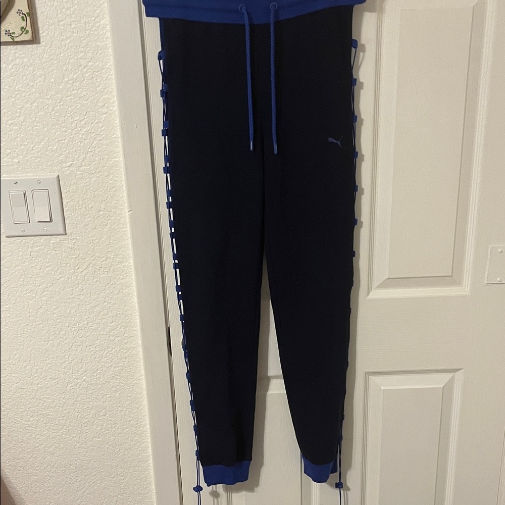 Puma x Fenty by Rihanna Navy and Royal Blue Jogger pants